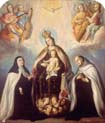 the virgin of the carmen with saint theresa and saint john of the cross